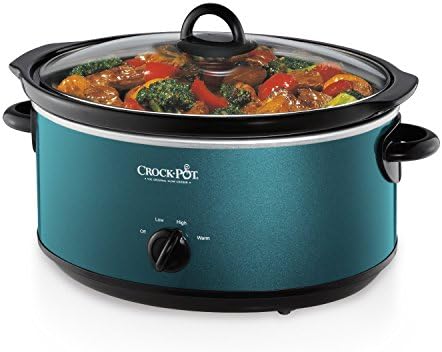 7 Quart Manual Slow Cooker – Turquoise - Curated Catalog E4