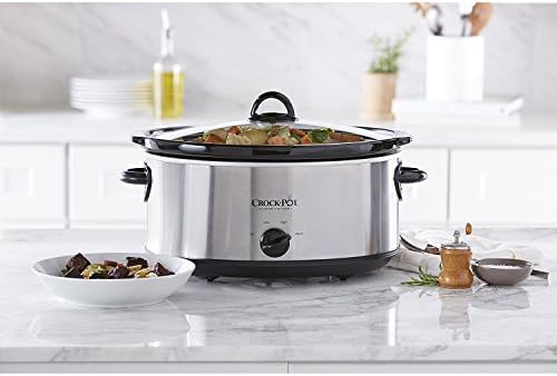 7 Quart Oval Manual Slow Cooker – Stainless Steel - Curated Catalog G7