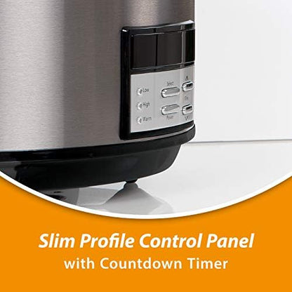 8 Quart Programmable Slow Cooker with Auto Warm - Curated Catalog D8