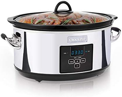 7 Quart Programmable Slow Cooker – Polished Platinum - Curated Catalog C4