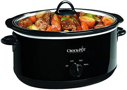 8 Quart Manual Slow Cooker – Black - Curated Catalog Z1