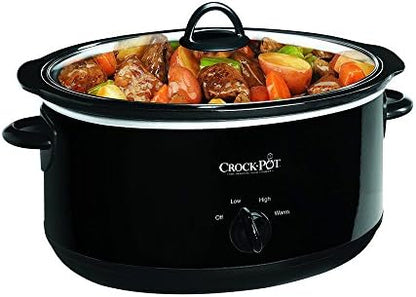 8 Quart Manual Slow Cooker – Black - Curated Catalog Z1