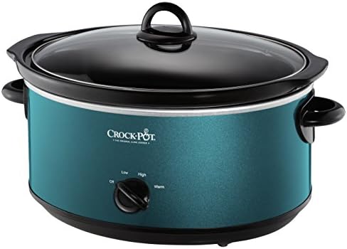 7 Quart Manual Slow Cooker – Turquoise - Curated Catalog E4