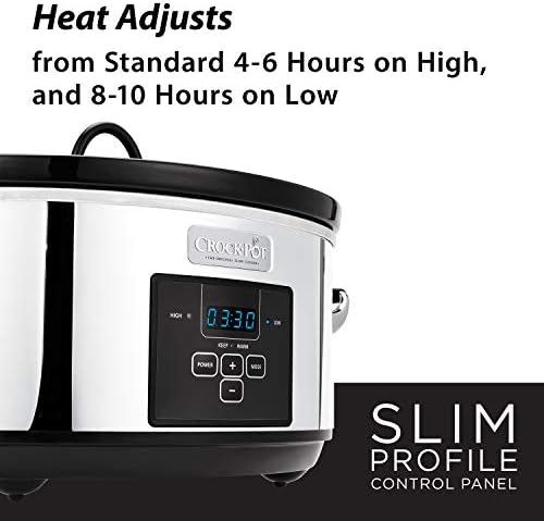 7 Quart Programmable Slow Cooker – Polished Platinum - Curated Catalog C4