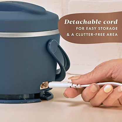 Electric Lunch Box Food Warmer 20oz – Faded Blue - Curated Catalog P3