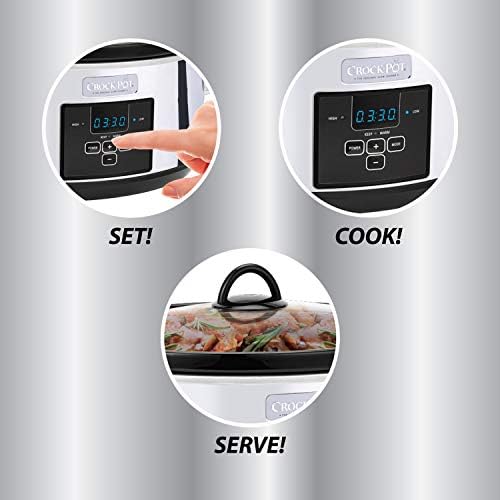 7 Quart Programmable Slow Cooker – Polished Platinum - Curated Catalog C4
