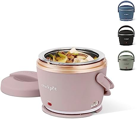Electric Lunch Box Food Warmer 20oz – Blush Pink - Curated Catalog W1