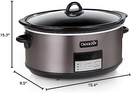 8 Quart Programmable Slow Cooker with Auto Warm - Curated Catalog D8