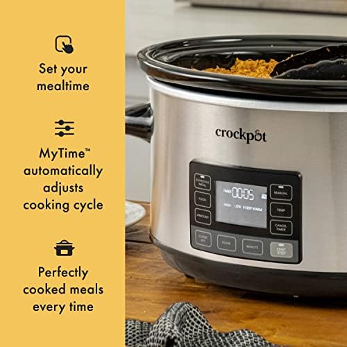 7 Quart Portable Programmable Slow Cooker with Timer - Curated Catalog Y1