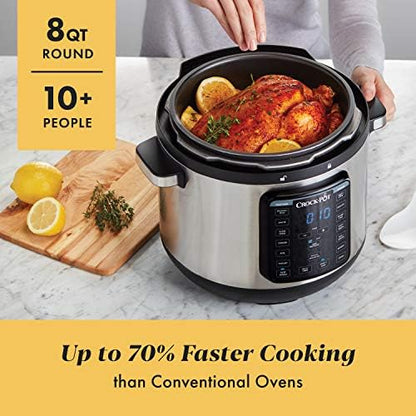 8 Quart Express Crock Multi-Use Pressure Cooker - Curated Catalog A3