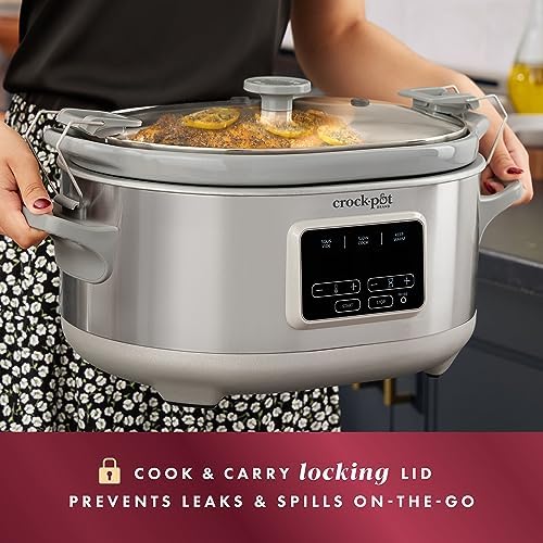 7 Quart Programmable Cook & Carry Slow Cooker - Curated Catalog H2