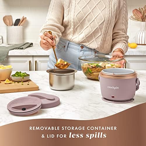 Electric Lunch Box Food Warmer 20oz – Blush Pink - Curated Catalog W1