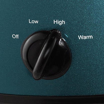 7 Quart Manual Slow Cooker – Turquoise - Curated Catalog E4