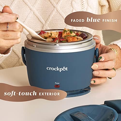 Electric Lunch Box Food Warmer 20oz – Faded Blue - Curated Catalog P3