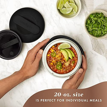 Electric Lunch Box Food Warmer 20oz – Black - Curated Catalog G6