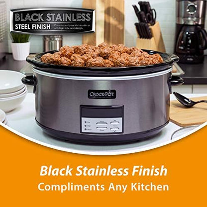 8 Quart Programmable Slow Cooker with Auto Warm - Curated Catalog D8