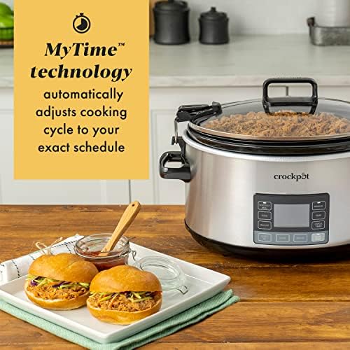 7 Quart Portable Programmable Slow Cooker with Timer - Curated Catalog Y1
