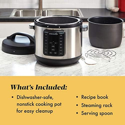 8 Quart Express Crock Multi-Use Pressure Cooker - Curated Catalog A3