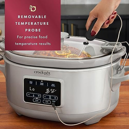7 Quart Programmable Cook & Carry Slow Cooker - Curated Catalog H2