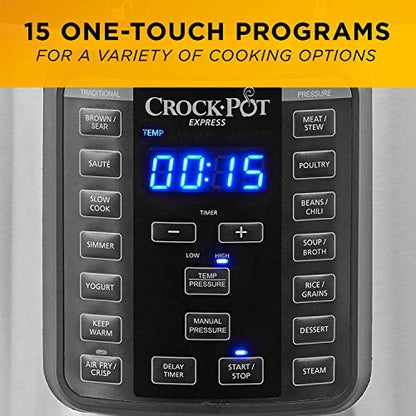 Express Crisp 8 Quart 10-in-1 Pressure Cooker - Curated Catalog N8