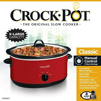 Express Crock 8 Quart Programmable Slow Cooker - Curated Catalog L0