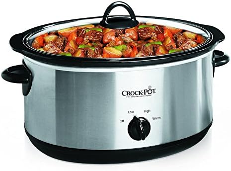 7 Quart Oval Manual Slow Cooker – Stainless Steel - Curated Catalog J2