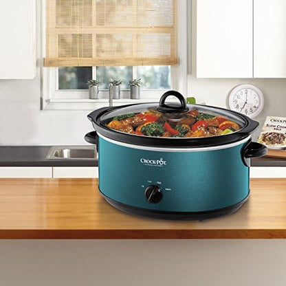 7 Quart Manual Slow Cooker – Turquoise - Curated Catalog E4