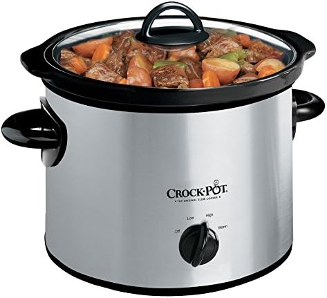 3 Quart Manual Slow Cooker – Silver - Curated Catalog U4