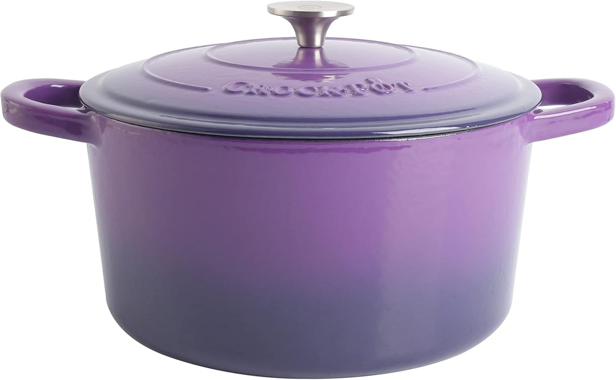 3 Quart Enameled Cast Iron Dutch Oven – Aqua - Curated Catalog K0