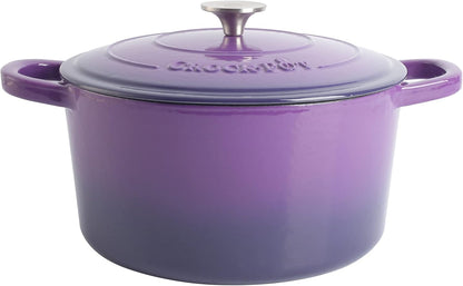 3 Quart Enameled Cast Iron Dutch Oven – Aqua - Curated Catalog K0
