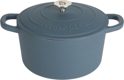 3 Quart Enameled Cast Iron Dutch Oven – Aqua - Curated Catalog D1