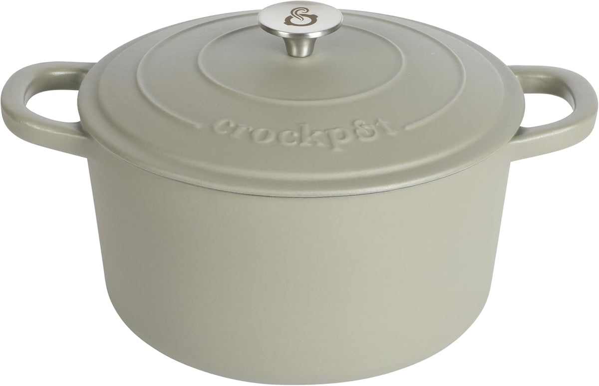 3 Quart Enameled Cast Iron Dutch Oven – Aqua - Curated Catalog D1