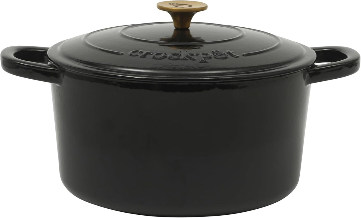 3 Quart Enameled Cast Iron Dutch Oven – Aqua - Curated Catalog D1