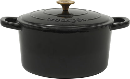 3 Quart Enameled Cast Iron Dutch Oven – Aqua - Curated Catalog D1