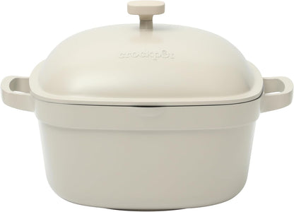 3 Quart Enameled Cast Iron Dutch Oven – Aqua - Curated Catalog D1