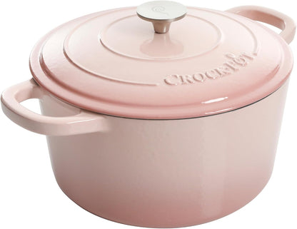 3 Quart Enameled Cast Iron Dutch Oven – Aqua - Curated Catalog D1