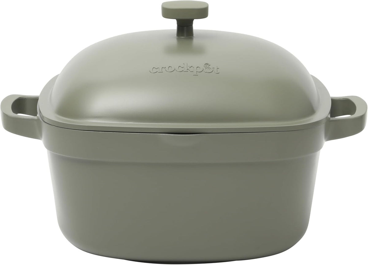 3 Quart Enameled Cast Iron Dutch Oven – Aqua - Curated Catalog D1