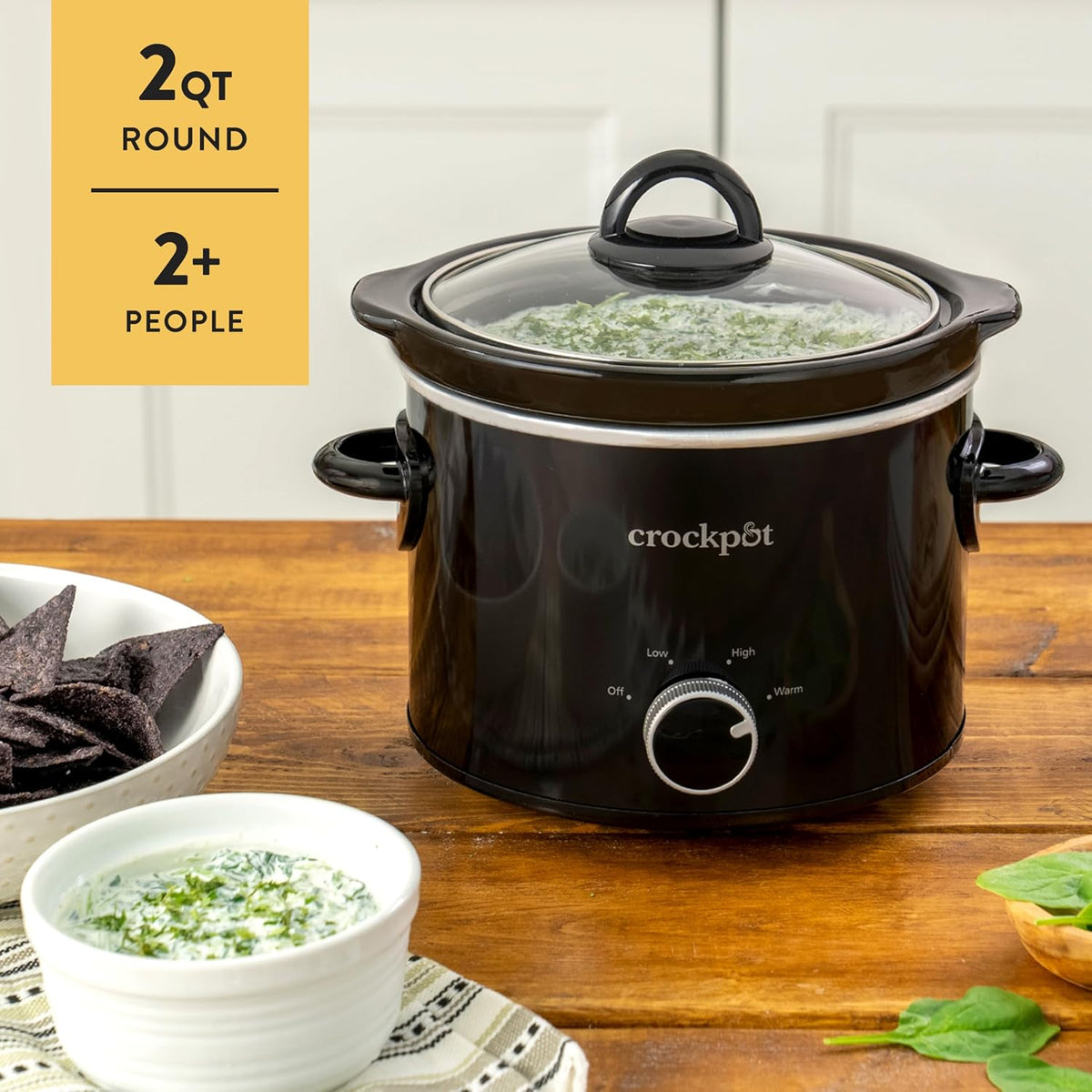 2 Quart Mini Slow Cooker – Classic Compact Cooker - Curated Catalog N8