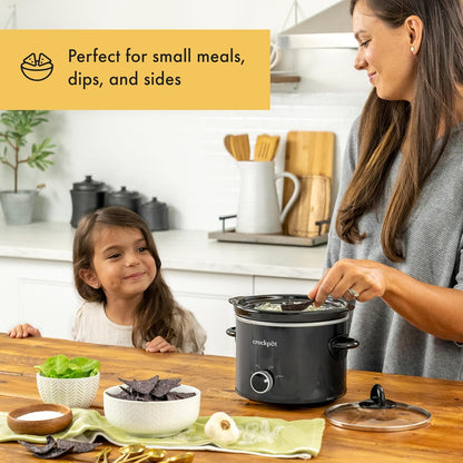 2 Quart Mini Slow Cooker – Classic Compact Cooker - Curated Catalog Z1